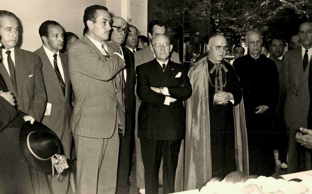 Inauguration and blessing of the Banco Popular Español branch in Madrid